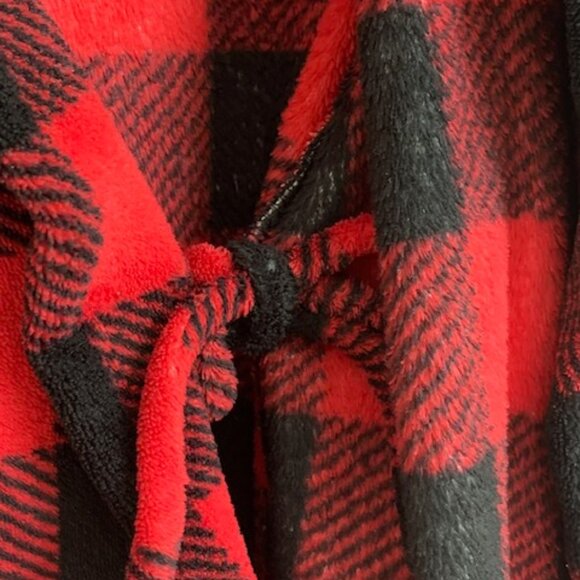 Joe Boxer Boys' Buffalo Check Plaid Fleece Bathrobe size 14-16 - Picture 4 of 7